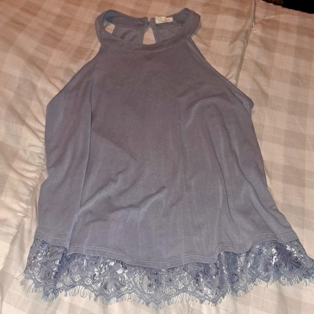 Grey tank top by Caution to the Wind. Size small.